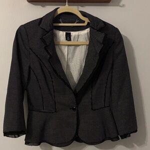 Women's Black Blazer Jacket
